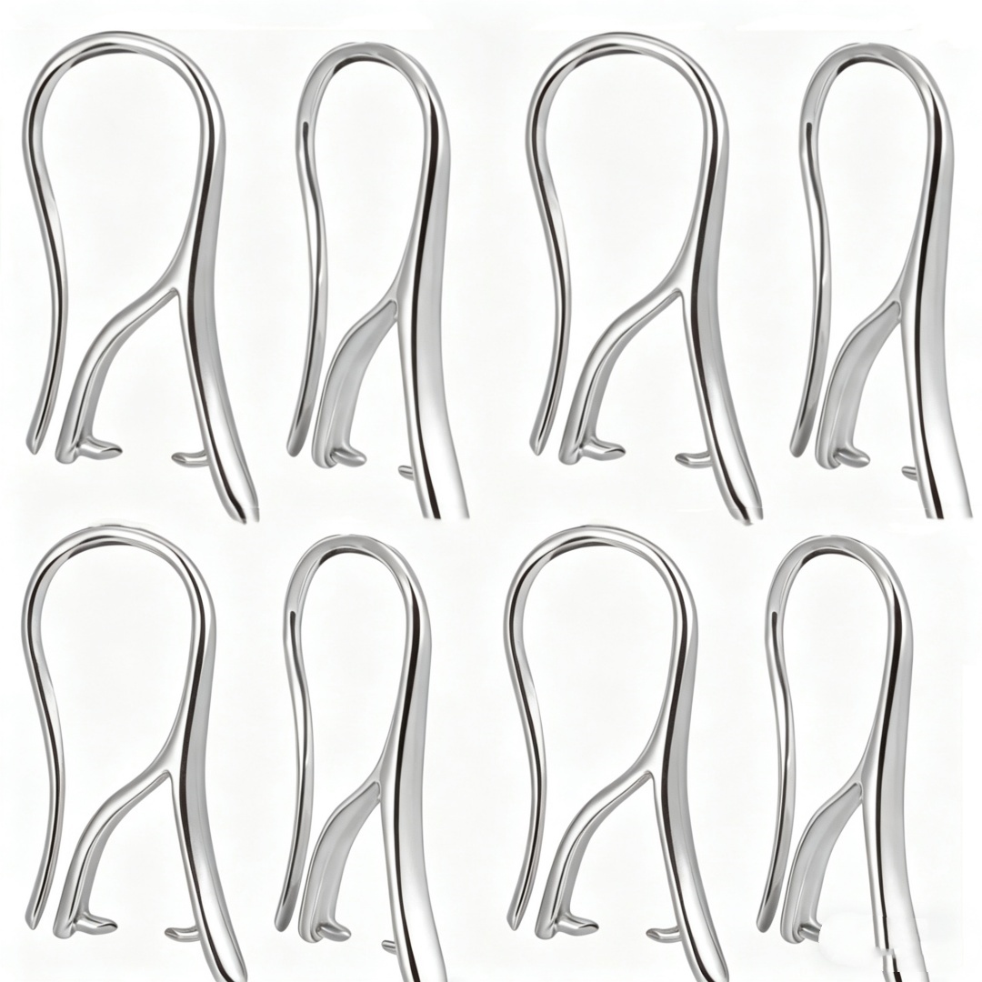 Jewelry Making Wire - 10/30 stuks wit met knijpbeugels verguld