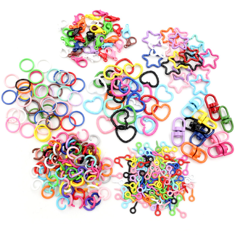 Jump Ring Assorted - Kleurrijke Gemengde Legering Split Jump Rings