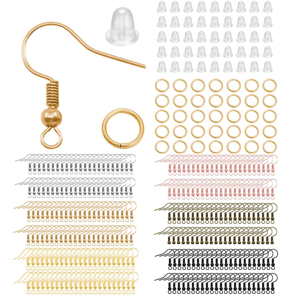 Jump Ring Assorted - 100/300 stks/partij Hypoallergeen Oorbel Haak Kit