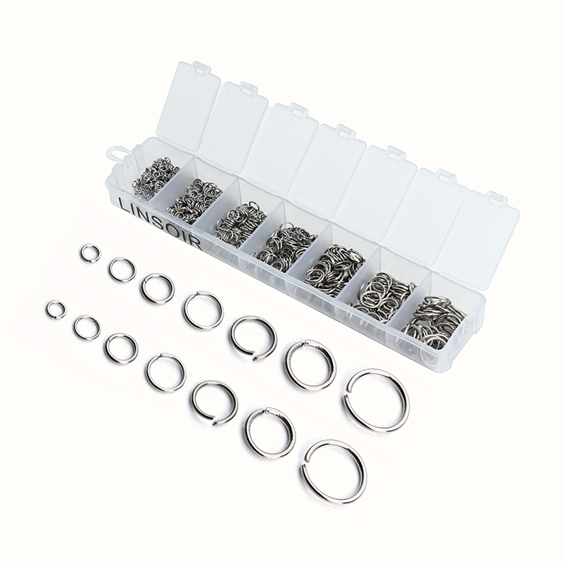 Jump Ring Assorted - 770 Stks/partij Mix Grootte Open Jump