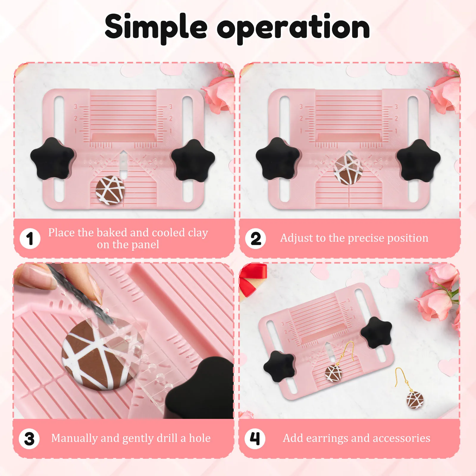 Polymeer Klei Oorbel Boorgelei - Jewelry Making Guide recensie en prijs
