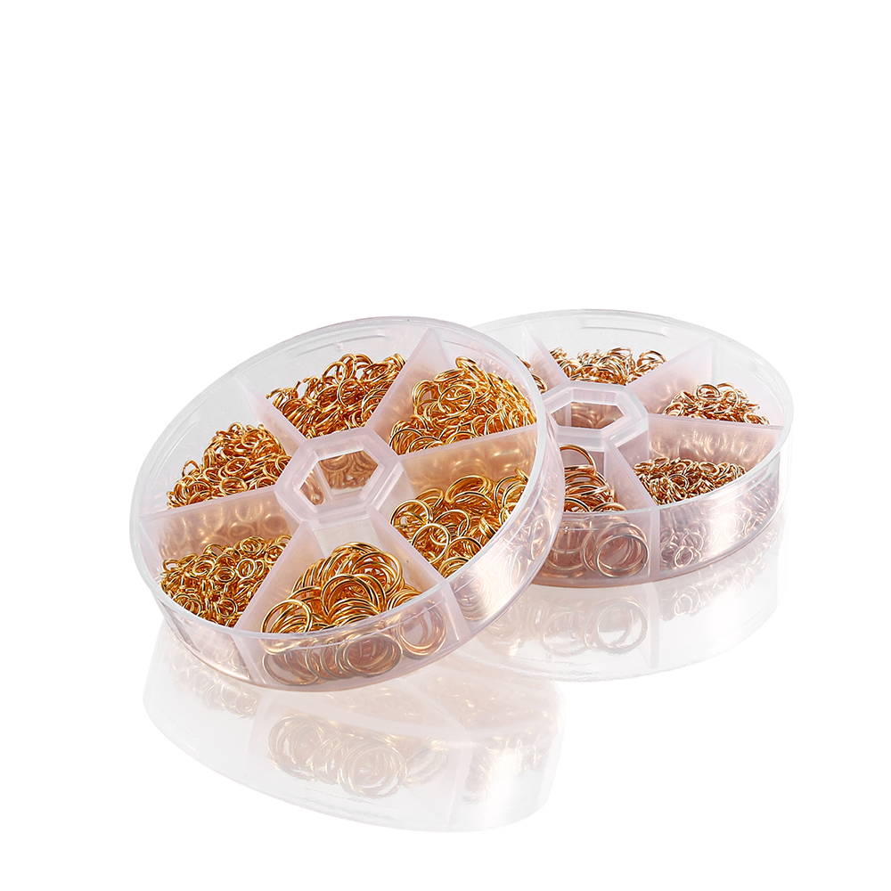1 Box Goud Oud Brons Gemengde  - Jump Ring Assorted recensie en prijs