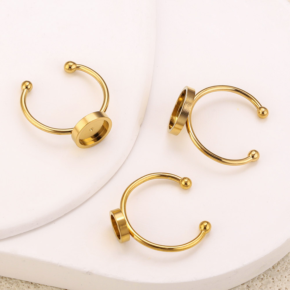 10 stuks roestvrijstalen ronde - Jewelry Making With Stones recensie en prijs