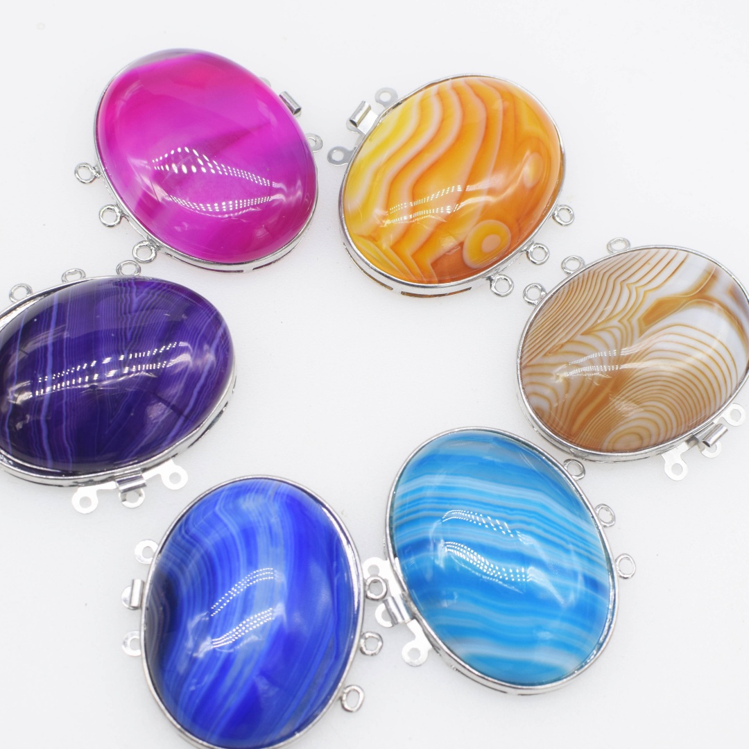 1 Stuk Multicolor Agaat Platte - Jewelry Making With Stones recensie en prijs