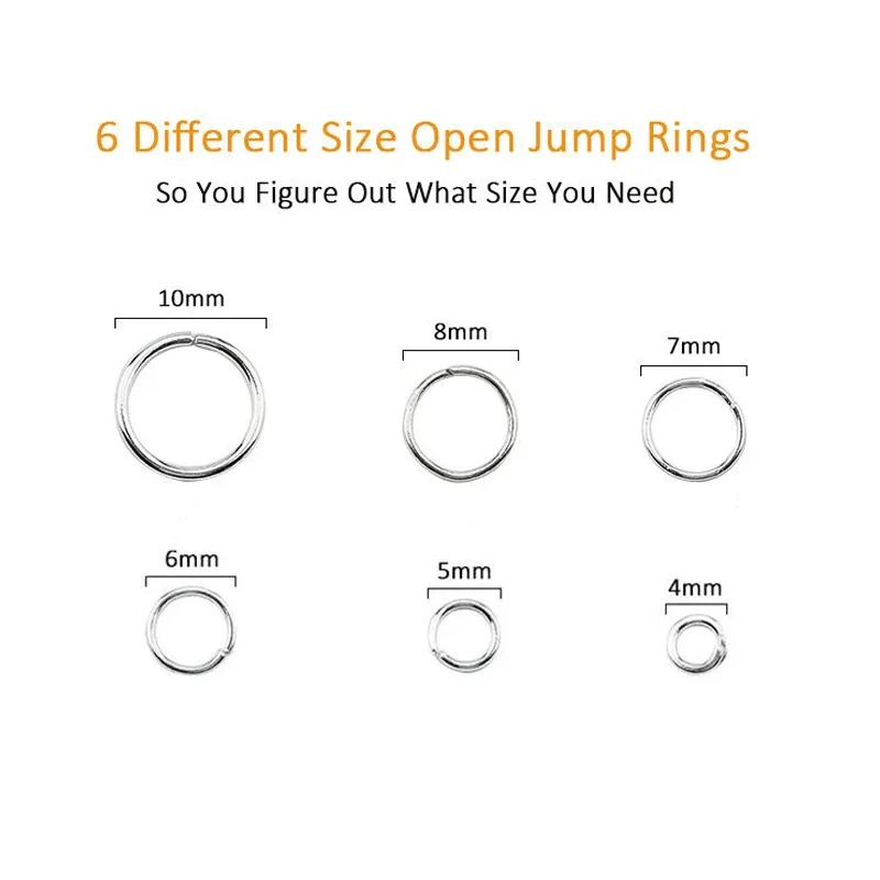 1050 stuks 0,7 mm verzilverde  - Jump Ring Assorted recensie en prijs