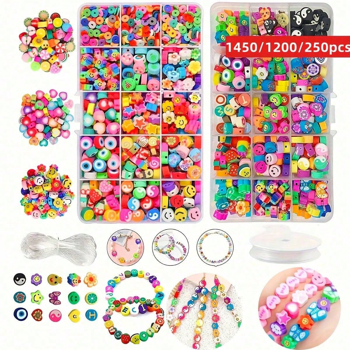 1450/1200/250 stuks polymeerkl - Jewelry Making Wire recensie en prijs