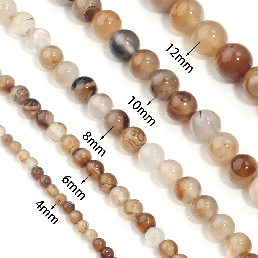 1 strand 6/5/8/10/12mm Lichtbr - Jewelry Making With Stones recensie en prijs